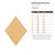 Unfinished Rhombus Wood Cutout - Unfinished Baltic Birch Craft Shape