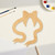 Unfinished Ribbon Wood Cutout - Unfinished Baltic Birch Craft Shape
