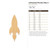 Unfinished Rocket Ship 2 Wood Cutout - Unfinished Baltic Birch Craft Shape