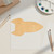 Unfinished Rocket Ship Wood Cutout for Door Hangers, Seasonal Decor and Paint Parties, Baltic Birch Craft Blank