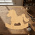 Unfinished Rocking Horse 1 Wood Cutout - Unfinished Baltic Birch Craft Shape