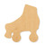 Unfinished Roller Skates Wood Cutout - Unfinished Baltic Birch Craft Shape