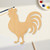 Unfinished Rooster Wood Cutout - Unfinished Baltic Birch Craft Shape