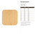 Unfinished Rounded Square Wood Cutout for Door Hangers, Seasonal Decor and Paint Parties, Baltic Birch Craft Blank