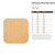 Unfinished Rounded Square Wood Cutout - Unfinished Baltic Birch Craft Shape
