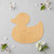 Unfinished Rubber Duck Wood Cutout - Unfinished Baltic Birch Craft Shape