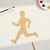 Unfinished Runner Wood Cutout - Unfinished Baltic Birch Craft Shape
