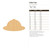 Unfinished Safari Hat Wood Cutout for Door Hangers, Seasonal Decor and Paint Parties, Baltic Birch Craft Blank