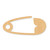 Unfinished Safety Pin Wood Cutout - Unfinished Baltic Birch Craft Shape