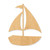 Unfinished Sail Boat 3 Wood Cutout - Unfinished Baltic Birch Craft Shape