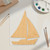 Unfinished Sailboat Wood Cutout - Unfinished Baltic Birch Craft Shape
