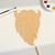 Unfinished Santa Beard Wood Cutout for Door Hangers, Seasonal Decor and Paint Parties, Baltic Birch Craft Blank