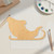Unfinished Santa Claus Sleigh Wood Cutout - Unfinished Baltic Birch Craft Shape