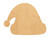 Unfinished Santa Hat Wood Cutout for Door Hangers, Seasonal Decor and Paint Parties, Baltic Birch Craft Blank