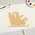 Unfinished Santa Sleigh 1 Wood Cutout - Unfinished Baltic Birch Craft Shape