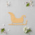 Unfinished Santa Sleigh 3 Wood Cutout - Unfinished Baltic Birch Craft Shape