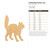 Unfinished Scary Cat Wood Cutout - Unfinished Baltic Birch Craft Shape