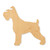 Unfinished Schnauzer Wood Cutout - Unfinished Baltic Birch Craft Shape