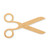 Unfinished Scissors Wood Cutout - Unfinished Baltic Birch Craft Shape