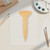 Unfinished Screw Wood Cutout - Unfinished Baltic Birch Craft Shape