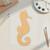 Unfinished Sea Horse 3 Wood Cutout - Unfinished Baltic Birch Craft Shape
