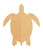 Unfinished Sea Turtle 2 Wood Cutout for Door Hangers, Seasonal Decor and Paint Parties, Baltic Birch Craft Blank