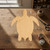 Unfinished Sea Turtle 2 Wood Cutout for Door Hangers, Seasonal Decor and Paint Parties, Baltic Birch Craft Blank