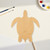 Unfinished Sea Turtle 2 Wood Cutout - Unfinished Baltic Birch Craft Shape
