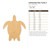 Unfinished Sea Turtle 2 Wood Cutout - Unfinished Baltic Birch Craft Shape