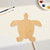 Unfinished Sea Turtle 3 Wood Cutout - Unfinished Baltic Birch Craft Shape
