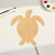Unfinished Sea Turtle Wood Cutout for Door Hangers, Seasonal Decor and Paint Parties, Baltic Birch Craft Blank