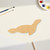 Unfinished Seal Wood Cutout - Unfinished Baltic Birch Craft Shape
