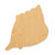 Unfinished Seashell1Outline Wood Cutout - Unfinished Baltic Birch Craft Shape