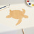 Unfinished Seaturtle1Outline Wood Cutout for Door Hangers, Seasonal Decor and Paint Parties, Baltic Birch Craft Blank