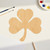 Unfinished Shamrock Wood Cutout for Door Hangers, Seasonal Decor and Paint Parties, Baltic Birch Craft Blank