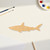 Unfinished Shark 1 Wood Cutout - Unfinished Baltic Birch Craft Shape