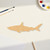 Unfinished Shark 2 Wood Cutout - Unfinished Baltic Birch Craft Shape