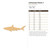 Unfinished Shark 2 Wood Cutout - Unfinished Baltic Birch Craft Shape