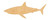 Unfinished Shark 3 Wood Cutout for Door Hangers, Seasonal Decor and Paint Parties, Baltic Birch Craft Blank