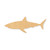 Unfinished Shark 3 Wood Cutout - Unfinished Baltic Birch Craft Shape