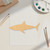 Unfinished Shark 3 Wood Cutout - Unfinished Baltic Birch Craft Shape