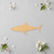 Unfinished Shark 3 Wood Cutout - Unfinished Baltic Birch Craft Shape