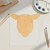 Unfinished Sheep Head Wood Cutout for Door Hangers, Seasonal Decor and Paint Parties, Baltic Birch Craft Blank