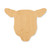 Unfinished Sheep Head Wood Cutout - Unfinished Baltic Birch Craft Shape
