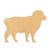 Unfinished Sheep Wood Cutout - Unfinished Baltic Birch Craft Shape