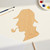 Sherlock Holmes Wood Cutout - Unfinished Baltic Birch Craft Shape