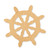 Unfinished Ship Wheel 1 Wood Cutout - Unfinished Baltic Birch Craft Shape