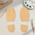Unfinished Shoeprints Wood Cutout - Unfinished Baltic Birch Craft Shape