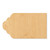 Unfinished Shopping Tag Wood Cutout - Unfinished Baltic Birch Craft Shape