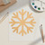Unfinished Simple Snowflake Wood Cutout for Door Hangers, Seasonal Decor and Paint Parties, Baltic Birch Craft Blank